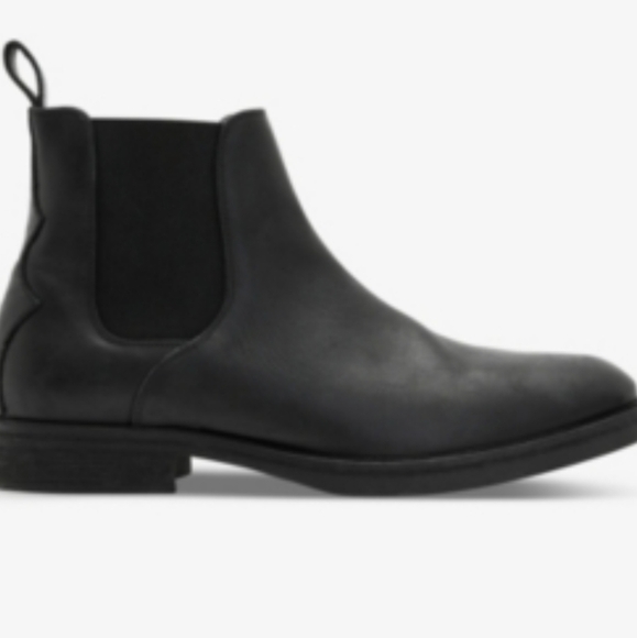 All Saint Creed brand-embossed leather Chelsea boots....Size 10 - Picture 1 of 8